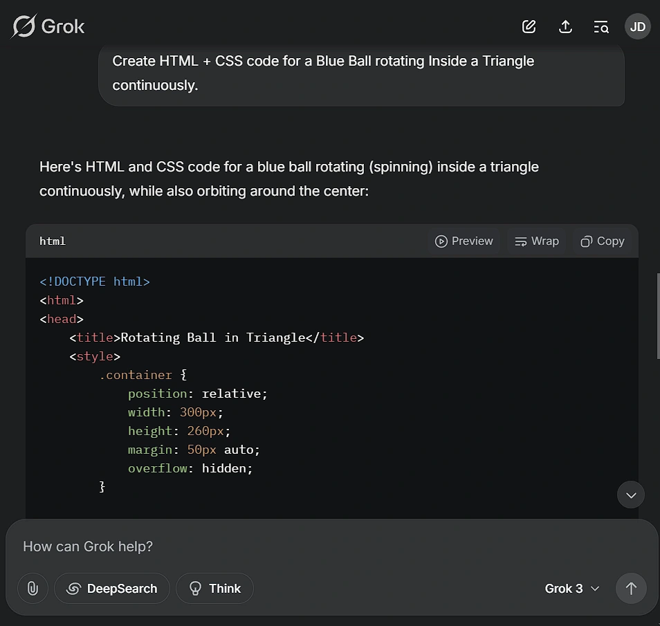 DeepSeek R1 vs. Grok 3